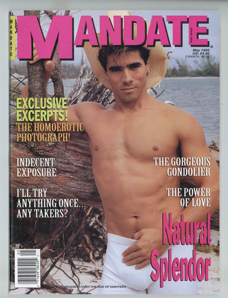 Mandate 1993 Roberto Roma, Lobo Studios 100p Bon Ami Studio Gay Pinups Magazine M34228