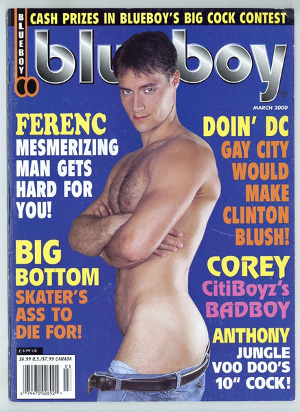 Blueboy 2000 Cityboy, The Bear 82pgs Global Media Gay Beefcake Pinup Magazine M34231