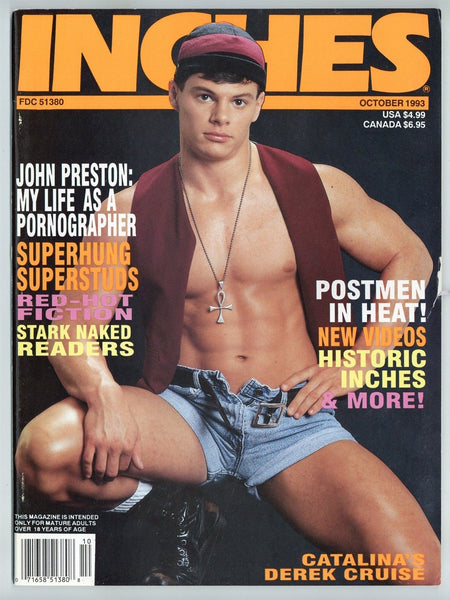 Inches 1993 John Preston Derek Cruise 100pg Catalina Studios Gay Magazine M34234