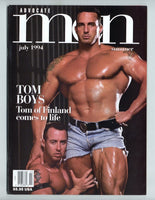 Advocate Men 1994 Tom Woods, Kip Tyler, Aaron Gage, Matt Hammer 90pgs Tom Of Finland Liberation Pub Gay Magazine M34806