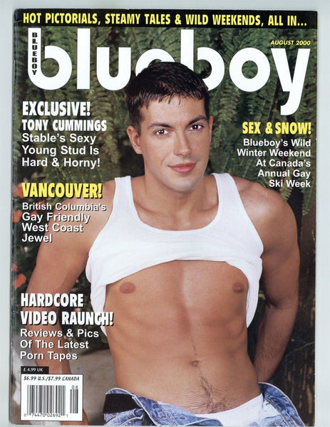 Blueboy 2000 Tony Cummings 82pgs Global Media Group Hot Gay Pinups Magazine M34807