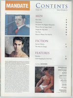 Mandate 1994 Falcon Studios, Gene Bagnato 100pgs Gay Pinup Magazine M33825