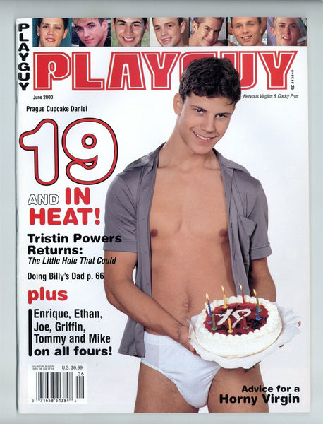 Playguy 2000 Tristan Powers, Paul Carrigan, Enrique Rivera 100pgs Gay Beefcake Magazine M33835