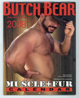 Butch Bear 2008 Muscle & Fur Calendar Matthew Ford, Mick Powers 28pgs Butch Media Gay Magazine M37482