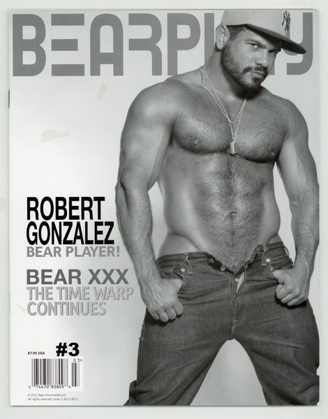 Bear Play 2011 #3 Robert Gonzalez, Jim Coleman, Jim Wigler 36pgs Hairy Hunks Gay Magazine M34251