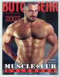Butch Bear 2007 Muscle & Fur Calendar Bo Ladd, Blake Nolan SEALED Brand New 28pgs Butch Media Gay Magazine M34254