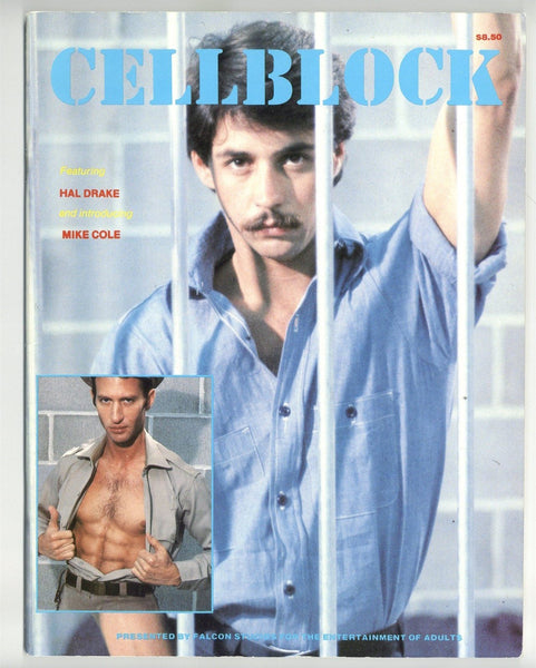 Cellblock 1979 Hal Drake, Mike Cole 48pgs Gay Prison Pictorial Pulp 48pgs Falcon Studios Magazine M33867