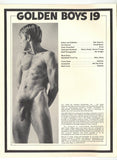 Golden Boys #19 Bruce Nadar, Rick Poland, Steve Cash 1969 Gay Nude Male Pinup Magazine 52pgs Calafran Entpr. M33872