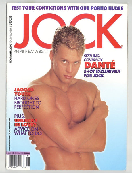 Jock 2000 Tristan Paris, Zack Richards, Dante 84pgs Global Media Group Gay Magazine M33900