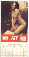 Jet Magazine 1978 Pinup Calendar Beautiful African American Women Nude Black Ebony Females 28pgs Johnson Publishing M35573