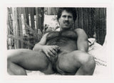 Mark Christian 1989 Moustache Handsome Hunk Colt Studio 5x7 Jim French Gay Beefcake Hairy Chest Photo J13868