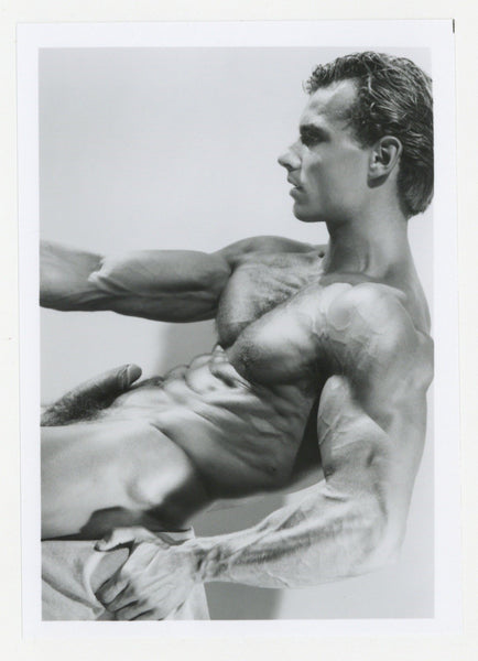 Chris Ingram /Francois Papillon Colt Studio Ripped Muscular Beefcake 1986 Jim French Nude 5x7 Gay Photo J13879