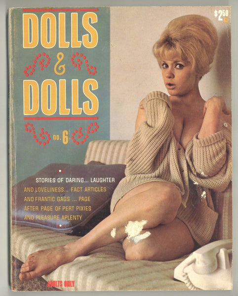 Dolls & Dolls Annual #6 Terri Higgins, Elmer Batters 168pgs Norton "Stoney" Marteeni, Bibs Payne,1963 American Arts Agency M37389