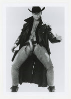 Chris Ingram /Francois Papillon Colt Studio Bad Boy Cowboy Chaps Beefcake 1986 Jim French Nude 5x7 Gay Photo J13880