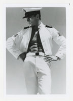 Chris Ingram /Francois Papillon Colt Studio Beefcake In Uniform 1986 Jim French Nude 5x7 Gay Photo J13883