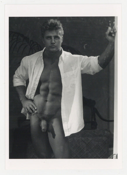 Bud Carlin 1988 Smoldering Hot Hunk 5x7 Colt Studio Jim French Beefcake Gay Photo J13886