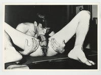 Boyfriends Blow Job 1960 Oral Sex Vintage Original 8x10 Tattoo Gay Nude Photo J13931