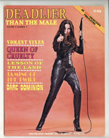 Deadlier Than The Male V5#2 Vintage Female Domination Magazine 1973 Candy Samples, Violent Vixens 64pgs Eros Publishing M34008