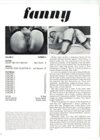 Fanny V6#2 Female Ass & Anal Photo Pinups 1977 Gorgeous Women Provocative Ass Poses 56pgs Parliament Pub. Magazine M36205
