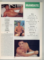 Mandate 1993 Chase Hunter, Kristen Bjorn, David, Marco Studio 100pgs Gay Pinup Magazine M34293