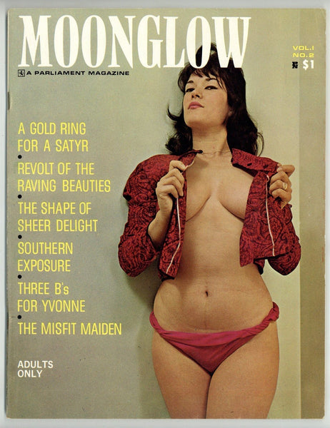 Moonglow 1963 Bonnie Logan, Susan Winters, Shirley Skates 80pg American Art Parliament Pinup Magazine M36006