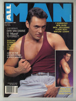 All Man 1991 Dirk Van Damme, Jon Vincent 100pgs Bruce Publications Gay Pinup Magazine M35044