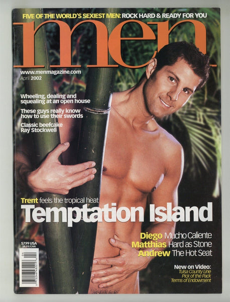 Men 2002 Trent Michell, Andrew Saks, Ray Stockwell 82pgs SPLLC Gay Pinup Magazine M35107