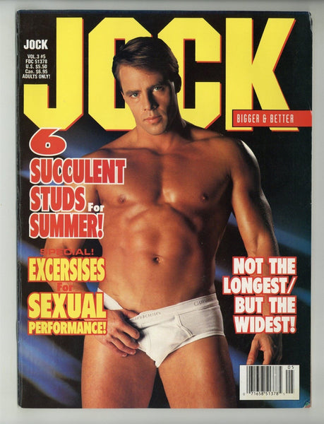 Jock 1994 Ken Adkins, Donnie Russo, Tim Barnett, Trent Reed 84pgs GT Publishing Gay Pinup Magazine M35123