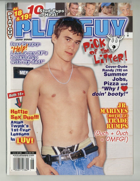 Playguy 2002 Lubo Kurnikov, Casper Collins 100pgs Gay Pinup Magazine M35660