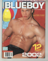 Blueboy 2002 Mathew Rush Jock Studios, Eric Michaels 84pgs Global Media Gay Pinup Magazine M35665