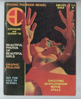 Exposure & Design 1970 Psychedelic Erotica Magazine VG 52pgs GSN Elysium Publ. M35637