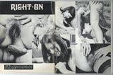 Right-On V1#1 Hairy Bush Females 1971 Hippie Era Porno Magazine 64pgs Regency Publ. San Diego M35648