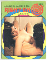Right-On V1#1 Hairy Bush Females 1971 Hippie Era Porno Magazine 64pgs Regency Publ. San Diego M35648