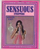 Sensuous Strippers V2#1 Sex Worker Pulp Pictorial 1971 Hairy Unshaven Solo Females 72pgs Pendulum Publ. M35659