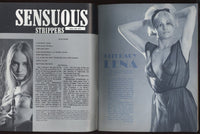 Sensuous Strippers V2#1 Sex Worker Pulp Pictorial 1971 Hairy Unshaven Solo Females 72pgs Pendulum Publ. M35659