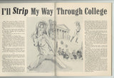 Sensuous Strippers V2#1 Sex Worker Pulp Pictorial 1971 Hairy Unshaven Solo Females 72pgs Pendulum Publ. M35659