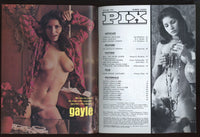 Pix Magazine V5#11 Gorgeous Hippie Women 1975 Vintage Girlie Pinup Magazine 100pgs Knight Publ. M35243