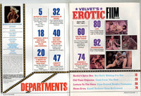 Velvet's Erotic Film V1#2 Loni Sanders, Lisa DeLeeuw, Vanessa De Rio, Christy Wells 1982 Female Porn Stars 100pgs Eton Publ. M36041