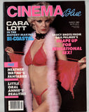 Cinema Blue V3#2 Cara Lott, Ginger Lynn, Heather Wayne, Taija Rae 1986 Adult Film Star Magazine 100pgs Hudson Comm. M40529