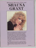 Cinema Blue V1#1 Shauna Grant 11p. Lisa DeLeeuw 1984 Kay Parker, Tiffany Clark 100pgs Hudson Comm. M35919