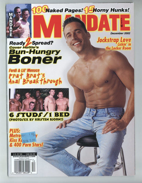 Mandate 2002 Mike Garcia, Stefan Toth, Ben Dayton, Nolan Keefe 100pgs Gay Pinup Magazine M36930