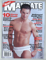 Mandate 2001 Mason Jarr, Kurt Stefano, Zak Spears 100pgs Gay Pinup Magazine M36931