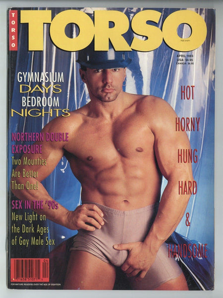 Torso 1993 Marcostudio, Maxx Studio,Kristen Bjorn 100pgs Varsity Gay Pinup Magazine M36956