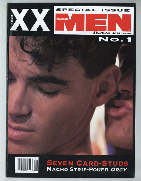 Advocate Men XX #1 Kristen Bjorn 1992 Beefcake Hunks 84pgs Liberation Pub Gay Pinup Magazine M36963