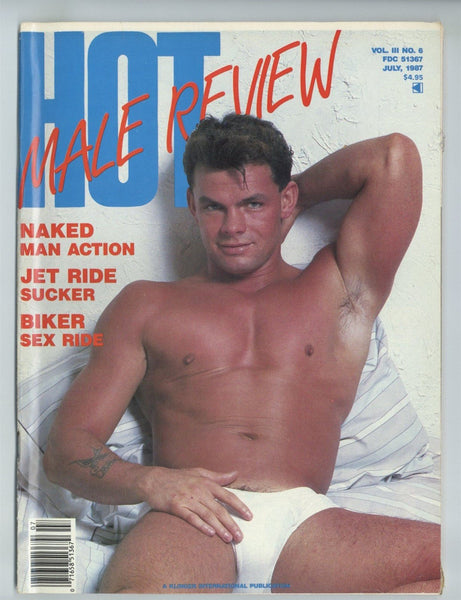 Hot Male Review 1987 Cole Taylor, Daniel Howley, Rob Hart, Rick Turner 84pgs Magcorp Gay Magazine M36966