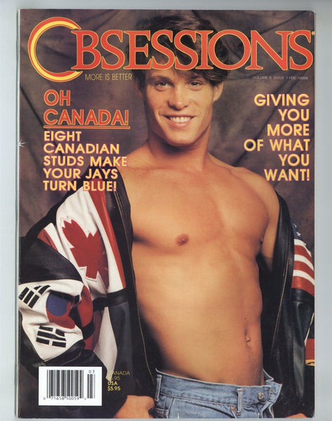 Obsessions 1993 Rob Ivers, Beau Harkins, Adrian Silver, Jon Lake 100pgs GT Publishing Gay Magazine M36969