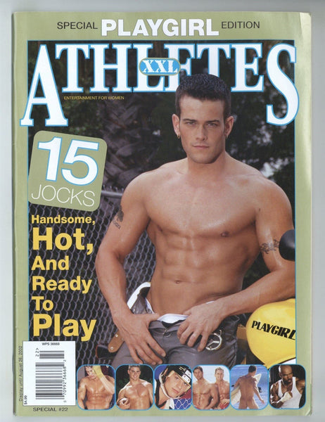Playgirl Athletes Special Edition 2002 Everett Sloan, Tristan Corbett, Ricardo Ruiz 98pgs Gay Pinup Magazine M37010