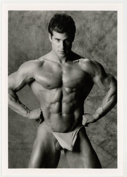 Scott Sloan Gorgeous Ripped Hunk Colt Studio Original 1990 Jim French 5x7 Gay Beefcake Photo J13959