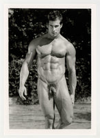 Scott Sloan Sexy Stare Ripped Hunk Colt Studio Original 1990 Jim French 5x7 Gay Beefcake Photo J13960