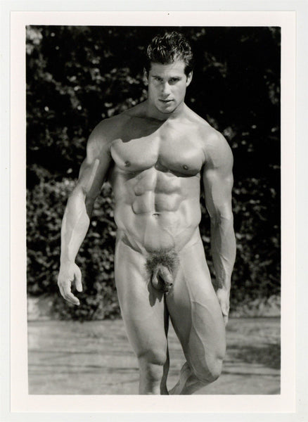 Scott Sloan Sexy Stare Ripped Hunk Colt Studio Original 1990 Jim French 5x7 Gay Beefcake Photo J13960